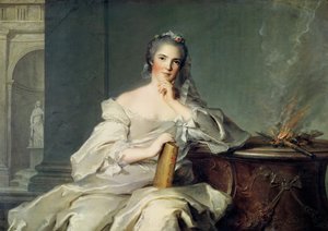 アン・アンリエット・ド・フランス、火の要素として、1750-1 作： Jean Marc Nattier